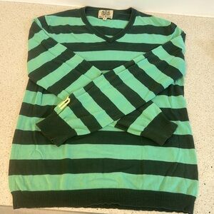 Juicy Couture v-neck striped knit sweater. Like new. Men’s size small. Like new